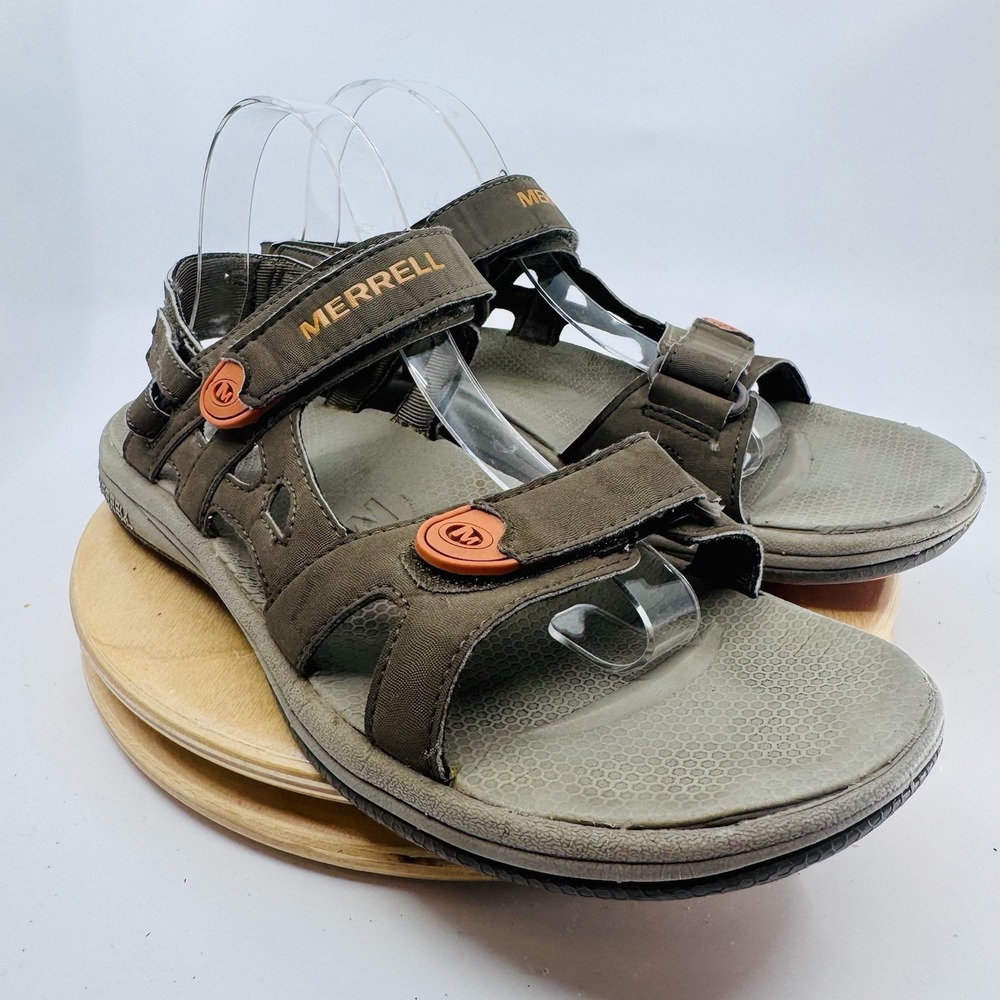 Merrell Cedrus Convert Mens 10 Brown Bungee Sport Hiking Sandals